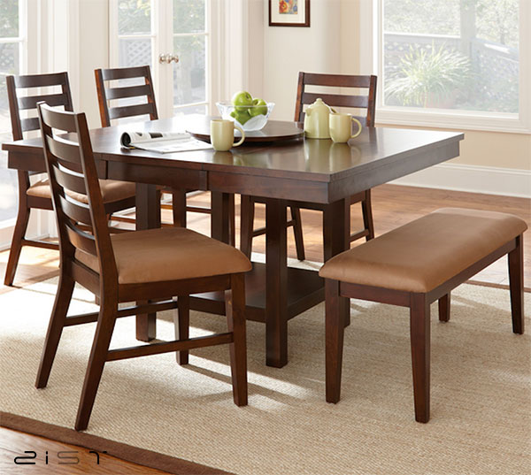 این مدل میز ناهار خوری می‌تواند گزینه خوبی برای خانواده 6 نفرده شما باشد.