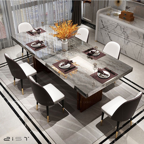 این مدل میز ناهار خوری جدید شیک سنگی یک انتخاب عالی برای منزل شما است