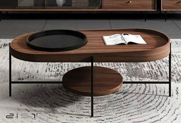 میز جلو مبلی چوبی یک انتخاب عالی برای منزل شما