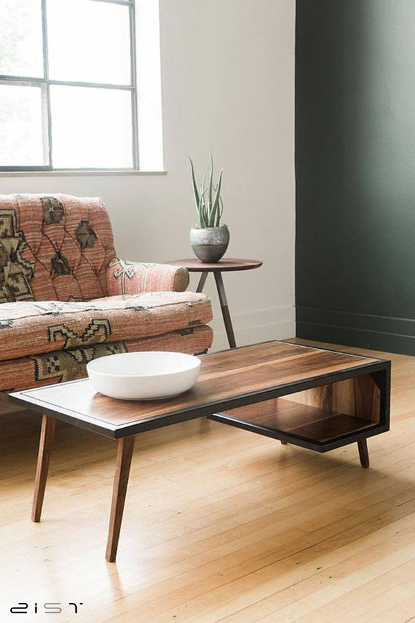 میز جلو مبلی چوبی یک انتخاب عالی برای منزل شما