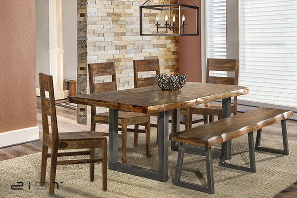 میز ناهار خوری چوب و فلز یک انتخاب عالی برای منزل شما است