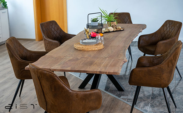 بهترین ارتفاع استاندارد برای قسمت نشیمن یک صندلی میز ناهار خوری 46 سانتی متر است.