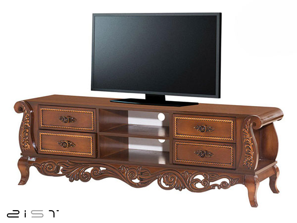 یکی از انواع مدل‌های میز تلویزیون، میزهای کلاسیک هستند که طرفداران زیادی نیز دارند.
